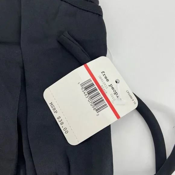 Free People Intimately Black Blouson Satin Brami Crop Camisole XS - Picture 9 of 13